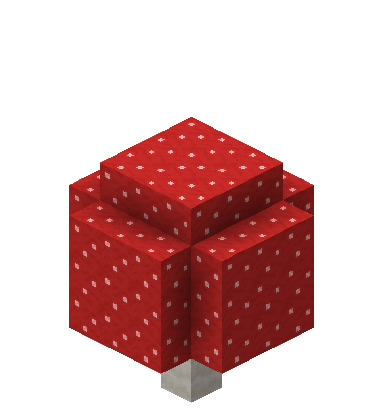 Wielki czerwony grzyb.