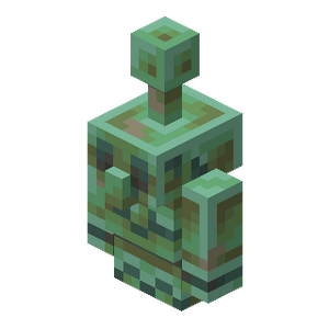 Zaśniedziały posąg miedzianego golema.png