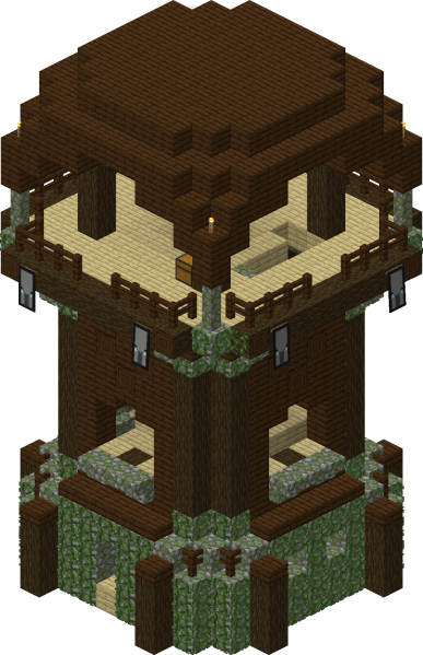 Plik:Zarośnięta wieża strażnicza Posterunku Złosadniczego.png