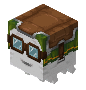 Wesoły ghast zielona uprząż gogle.gif