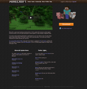 Minecraft home page.png